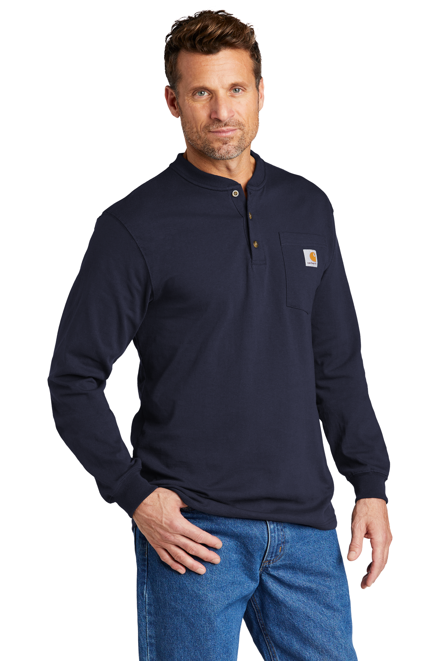 CTK128 Carhartt® Long Sleeve Henley T-Shirt