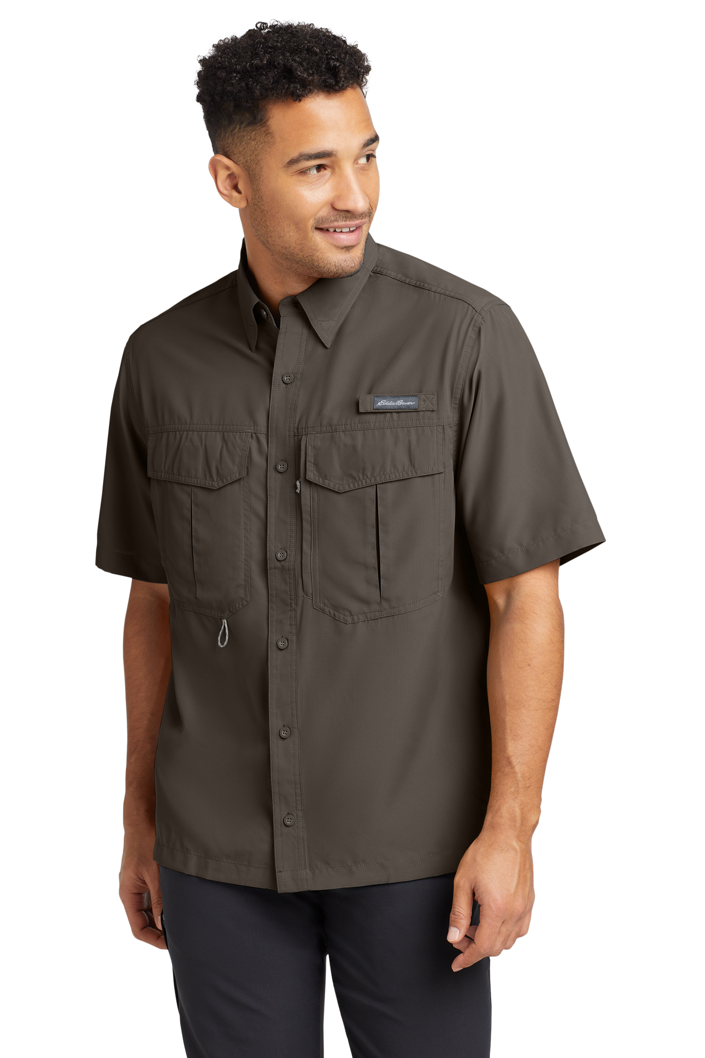 EB602 Eddie Bauer® - Short Sleeve Performance Fishing Shirt