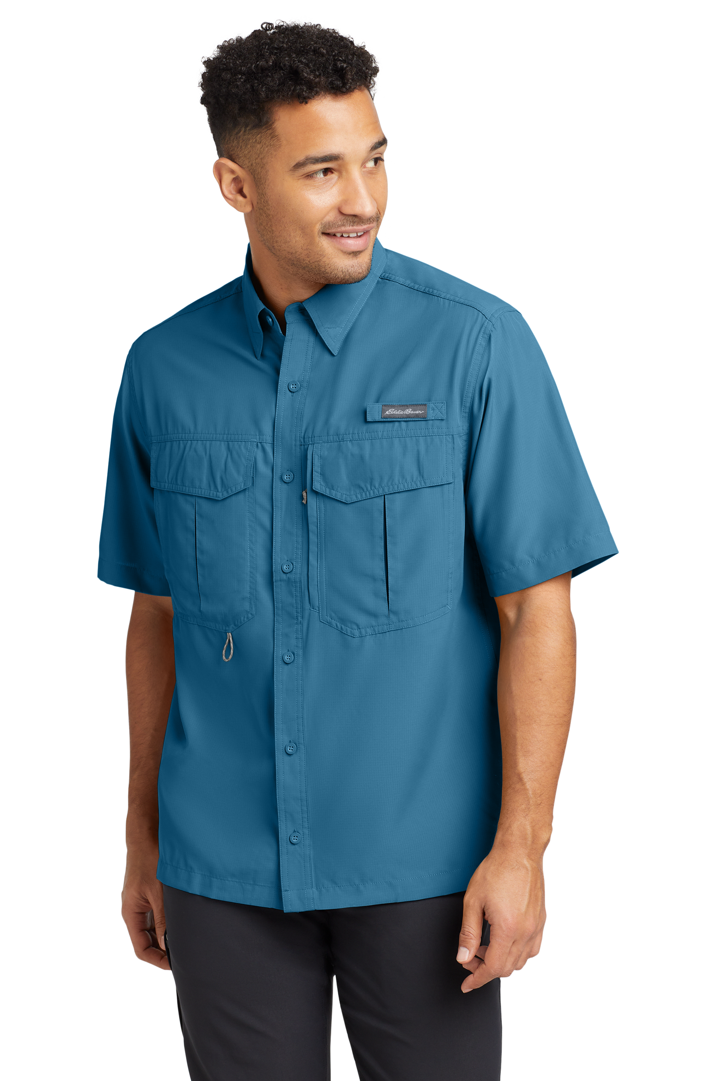 EB602 Eddie Bauer® - Short Sleeve Performance Fishing Shirt