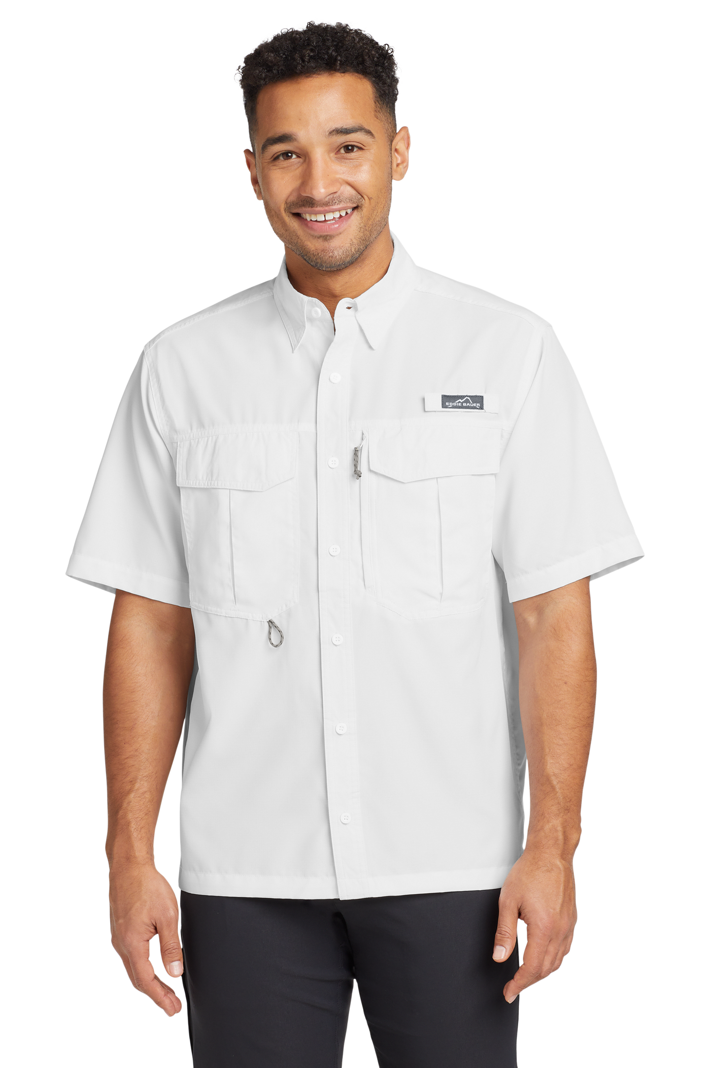 EB602 Eddie Bauer® - Short Sleeve Performance Fishing Shirt