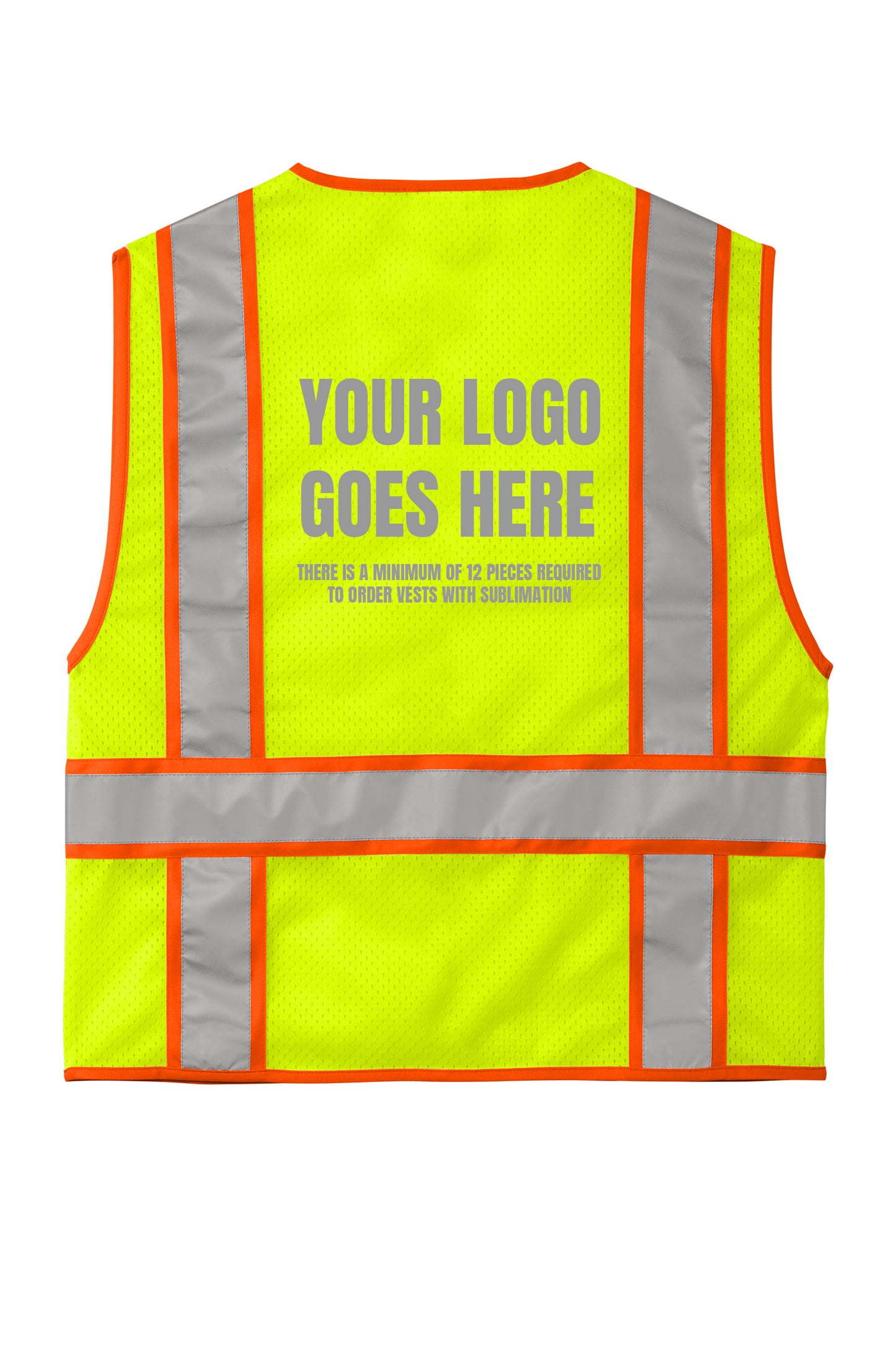 CornerStone® ANSI 107 Class 2 Mesh Zippered Two-Tone Vest CSV103