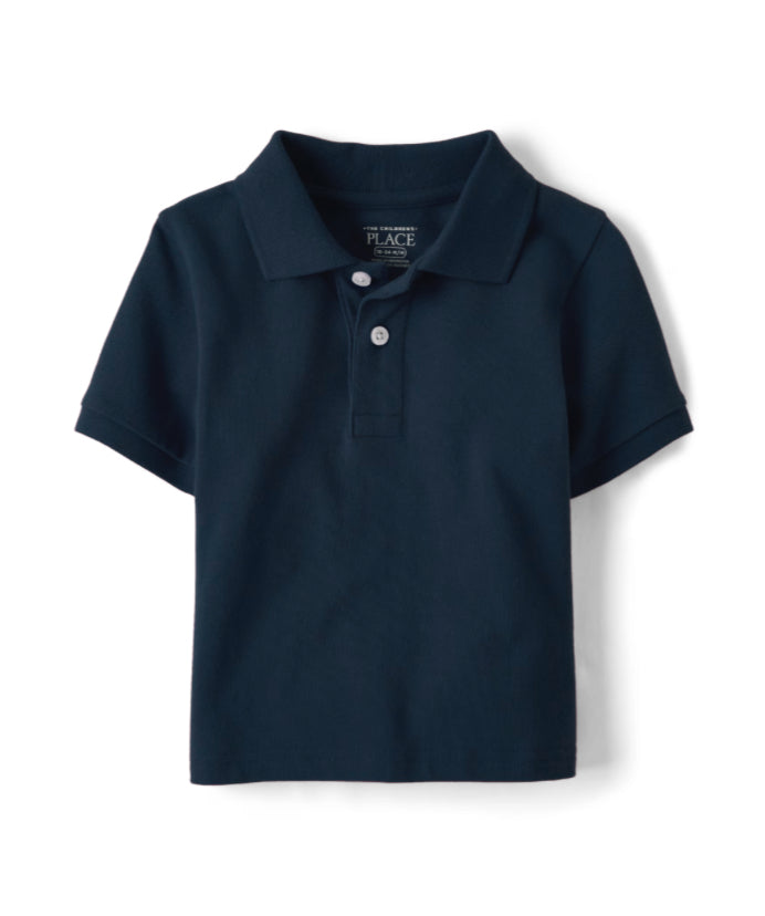 Toddler Boys Uniform Pique Polo