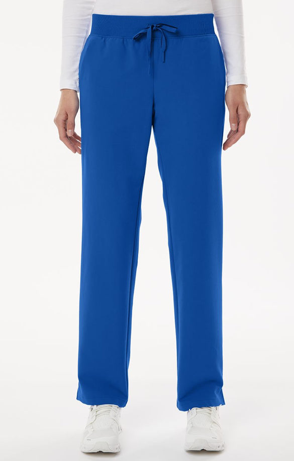 Jaanuu - Women's Xenos Essential Knit-Waist Scrub Pants - Petite Sizes - W20001P