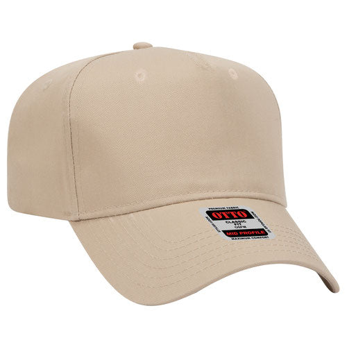 OTTO CAP 5 Panel Mid Profile Baseball Cap 31-069