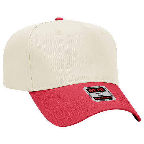 OTTO CAP 5 Panel Mid Profile Baseball Cap 31-069