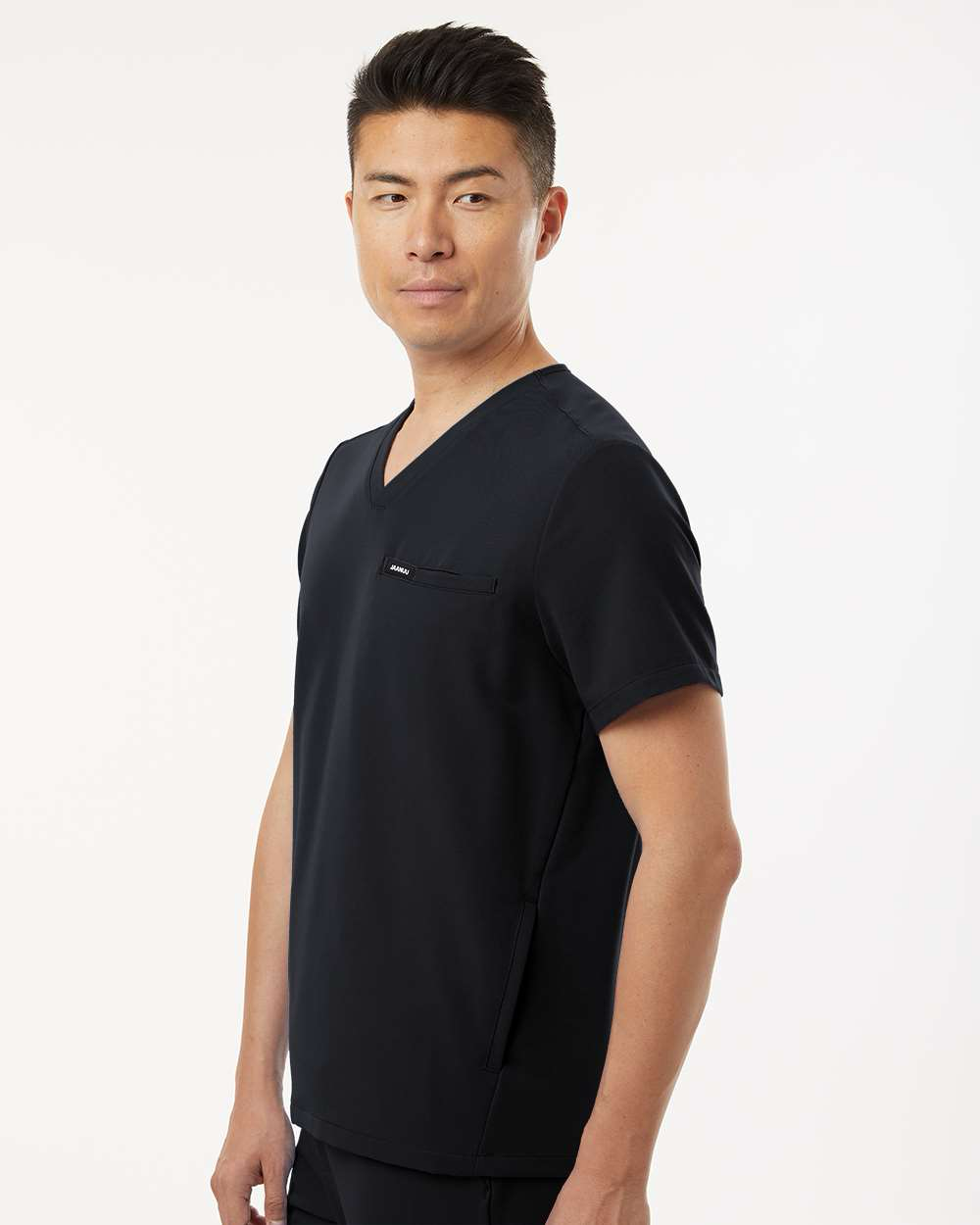 Jaanuu - Platt 3-Pocket Scrub V-Neck Top - M10002