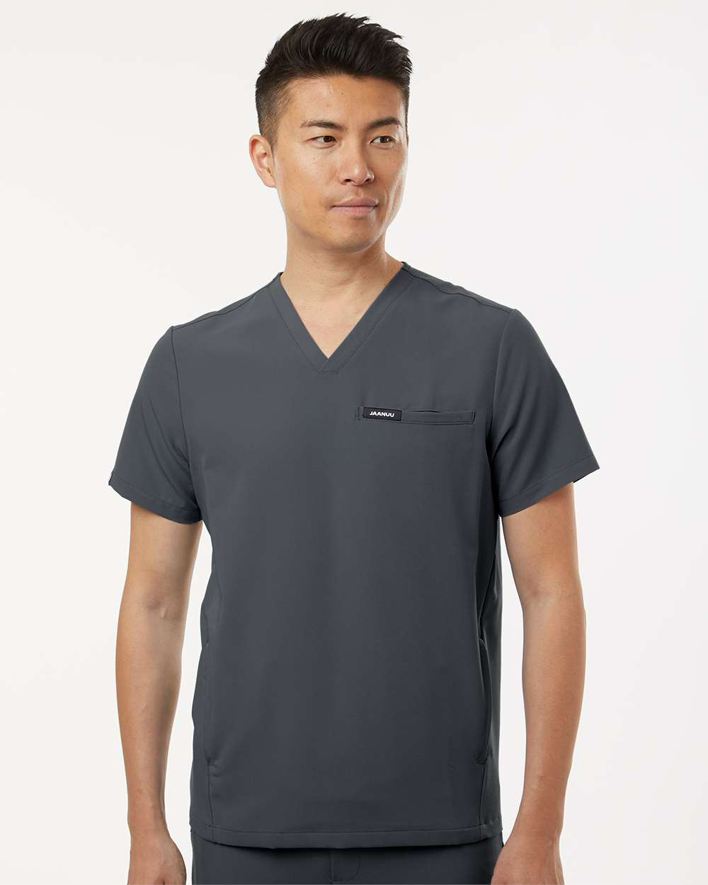 Jaanuu - Platt 3-Pocket Scrub V-Neck Top - M10002