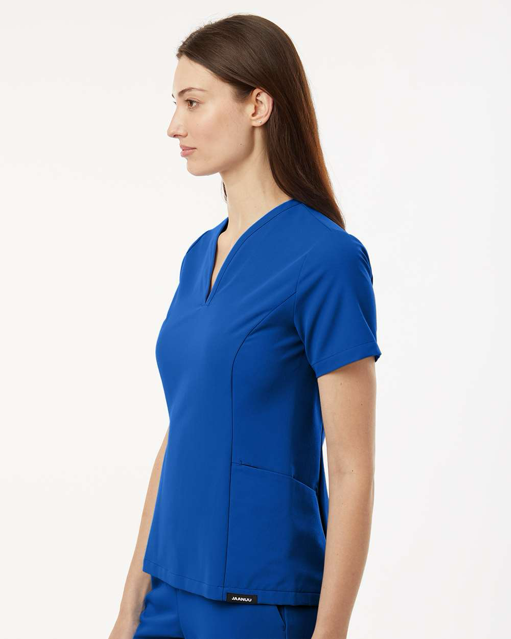 Jaanuu - Women's Calix Fit & Flare Scrub V-Neck Top - W10003