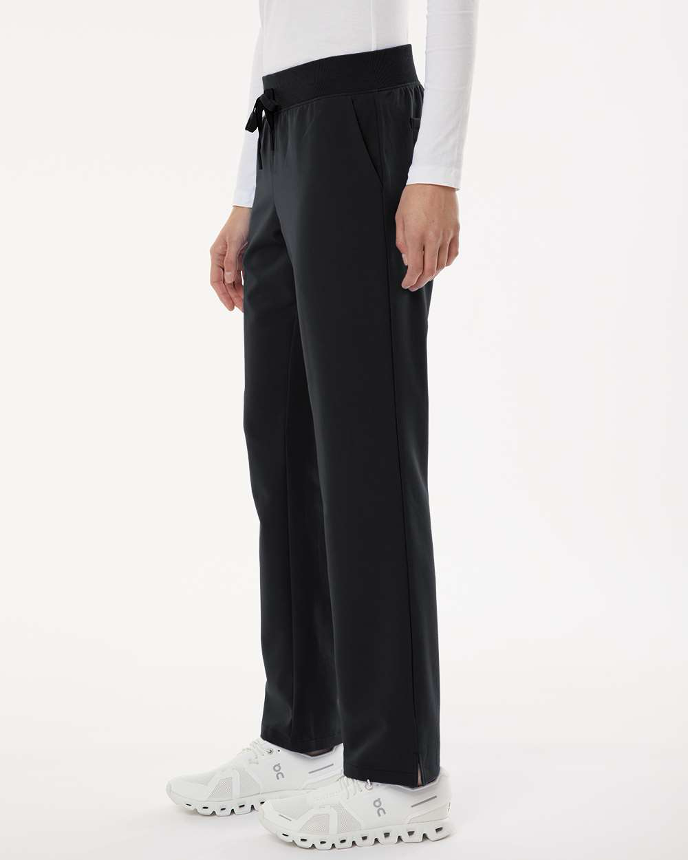 Jaanuu - Women's Xenos Essential Knit-Waist Scrub Pants - Petite Sizes - W20001P
