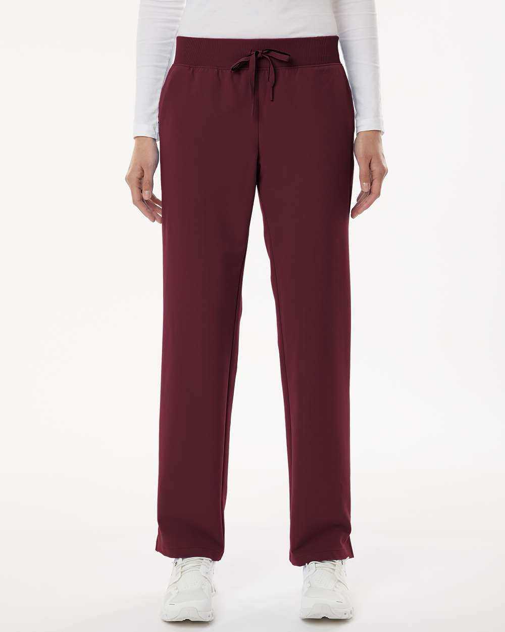 Jaanuu - Women's Xenos Essential Knit-Waist Scrub Pants - Petite Sizes - W20001P
