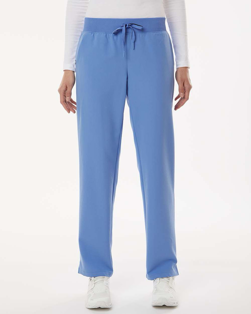 Jaanuu - Women's Xenos Essential Knit-Waist Scrub Pants - Petite Sizes - W20001P