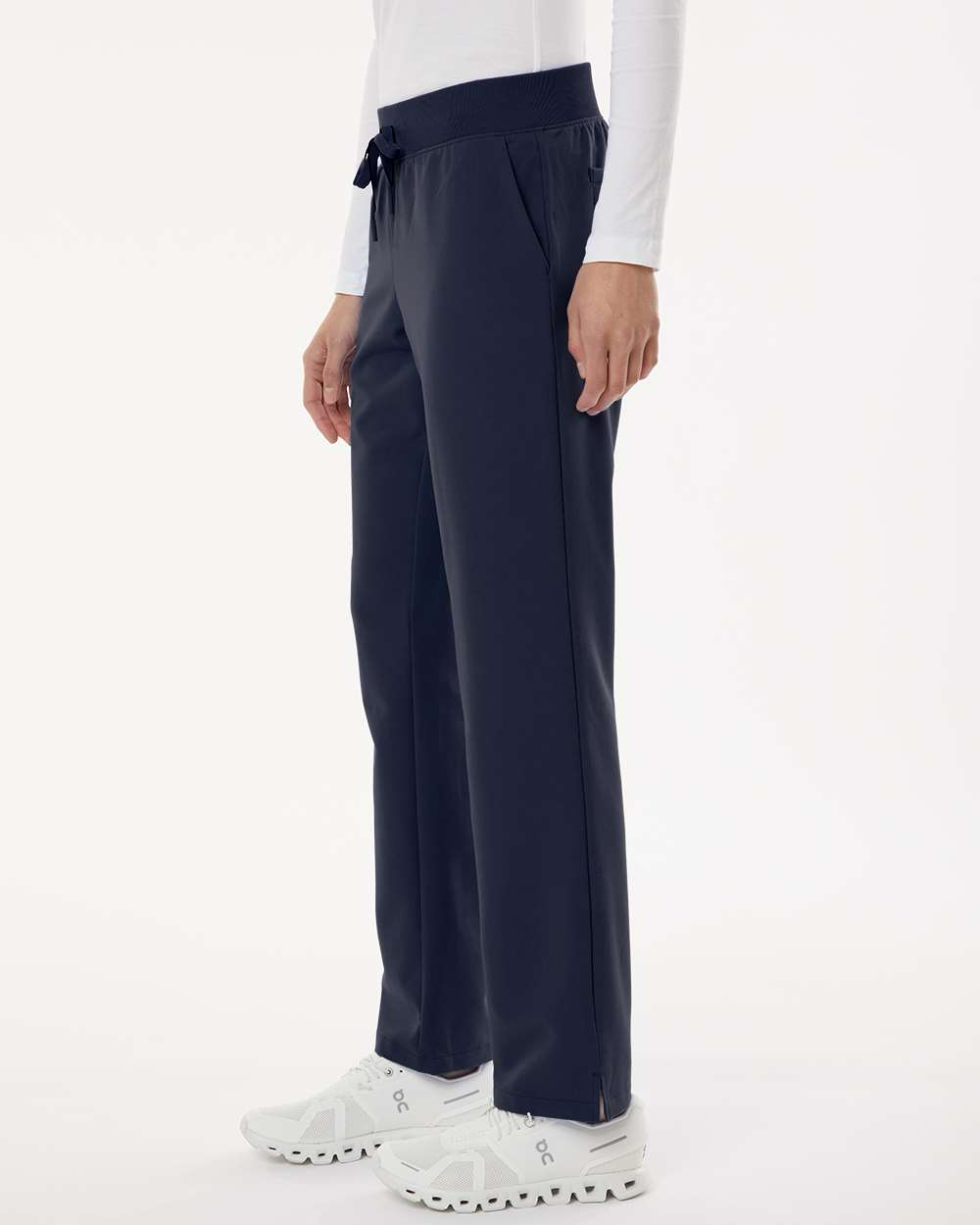 Jaanuu - Women's Xenos Essential Knit-Waist Scrub Pants - Petite Sizes - W20001P