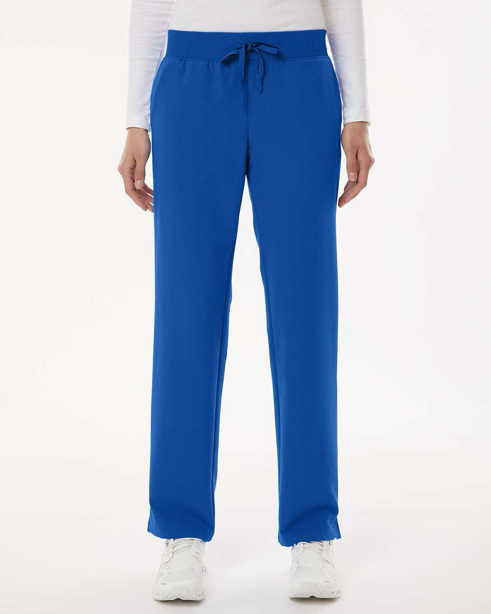 Jaanuu - Women's Xenos Essential Knit-Waist Scrub Pants - Petite Sizes - W20001P