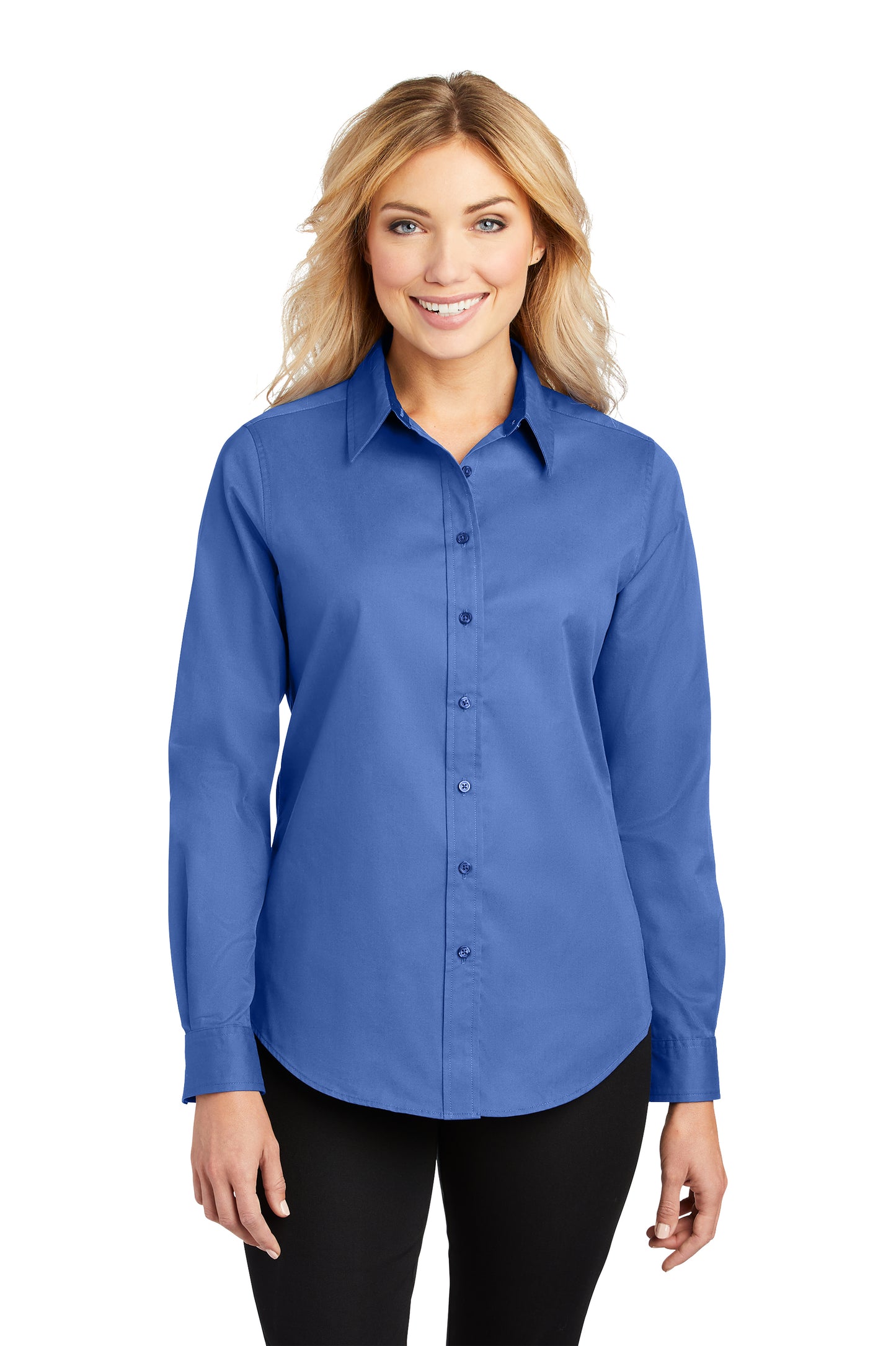 L608 Port Authority® Ladies Long Sleeve Easy Care Shirt