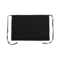 KNG - 1042BLK - 2 Pocket Black Short Bistro Apron - Los Cucos