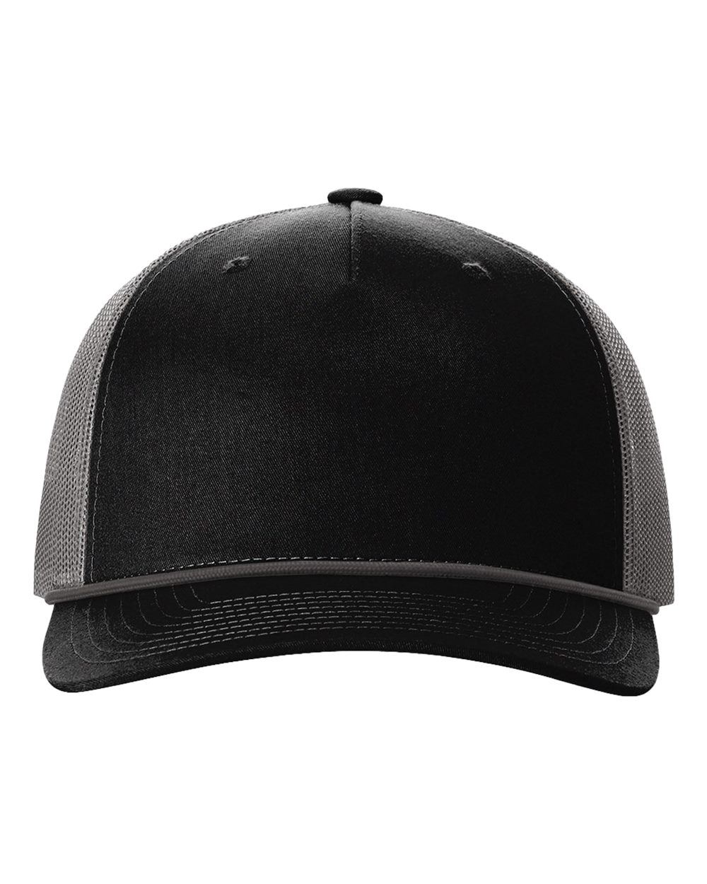 Richardson 112FPR Black/ Charcoal front