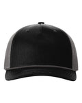Richardson 112FPR Black/ Charcoal front