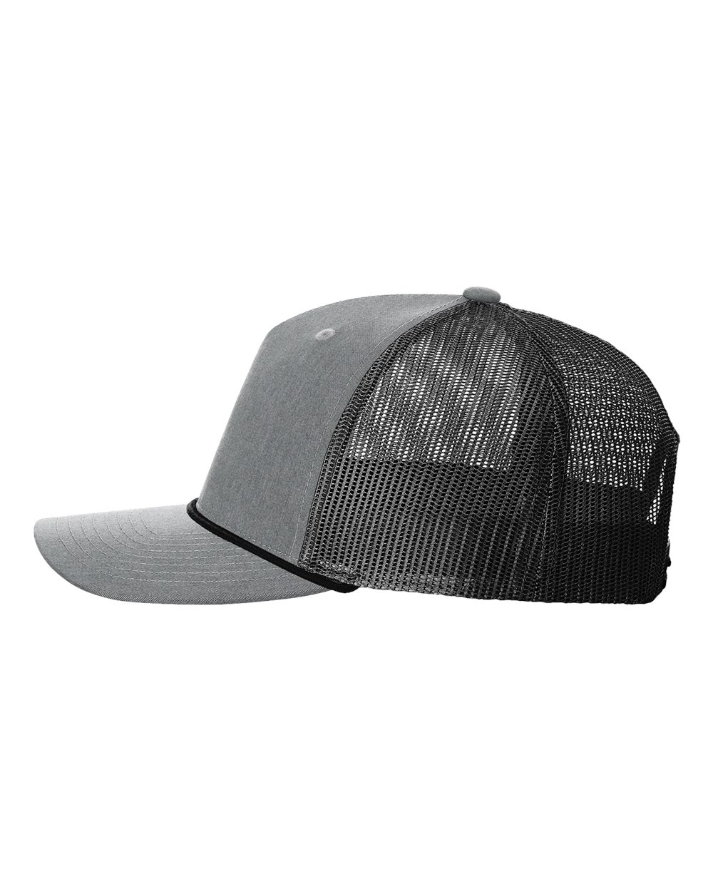 Richardson 112FPR Heather Grey/ Black side