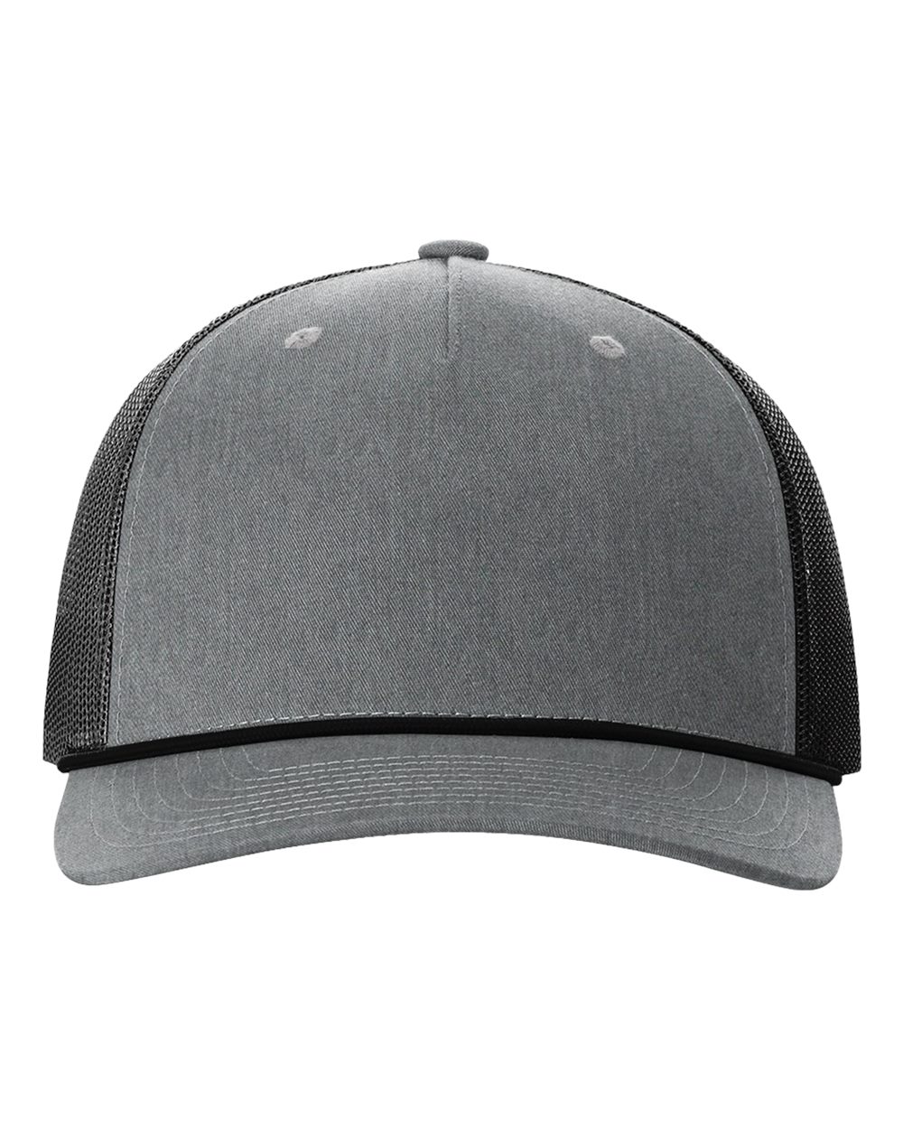 Richardson 112FPR Heather Grey/ Black front