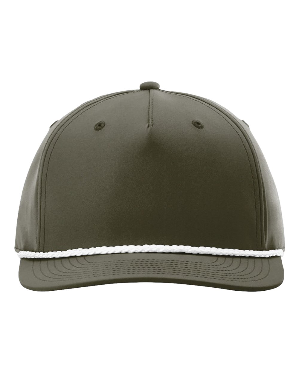 Richardson 258 Dark Olive Green/ White front