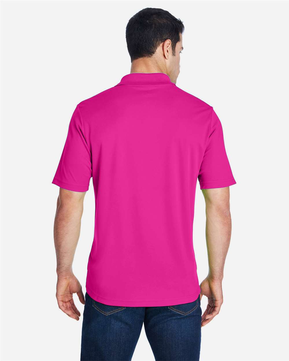 CORE365 88181 Bright Magenta on model, back