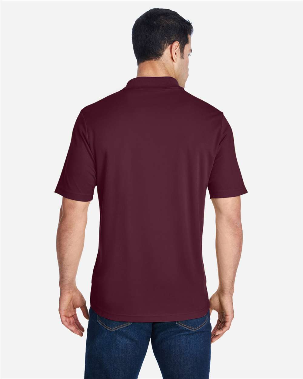 CORE365 88181 Burgundy on model, back