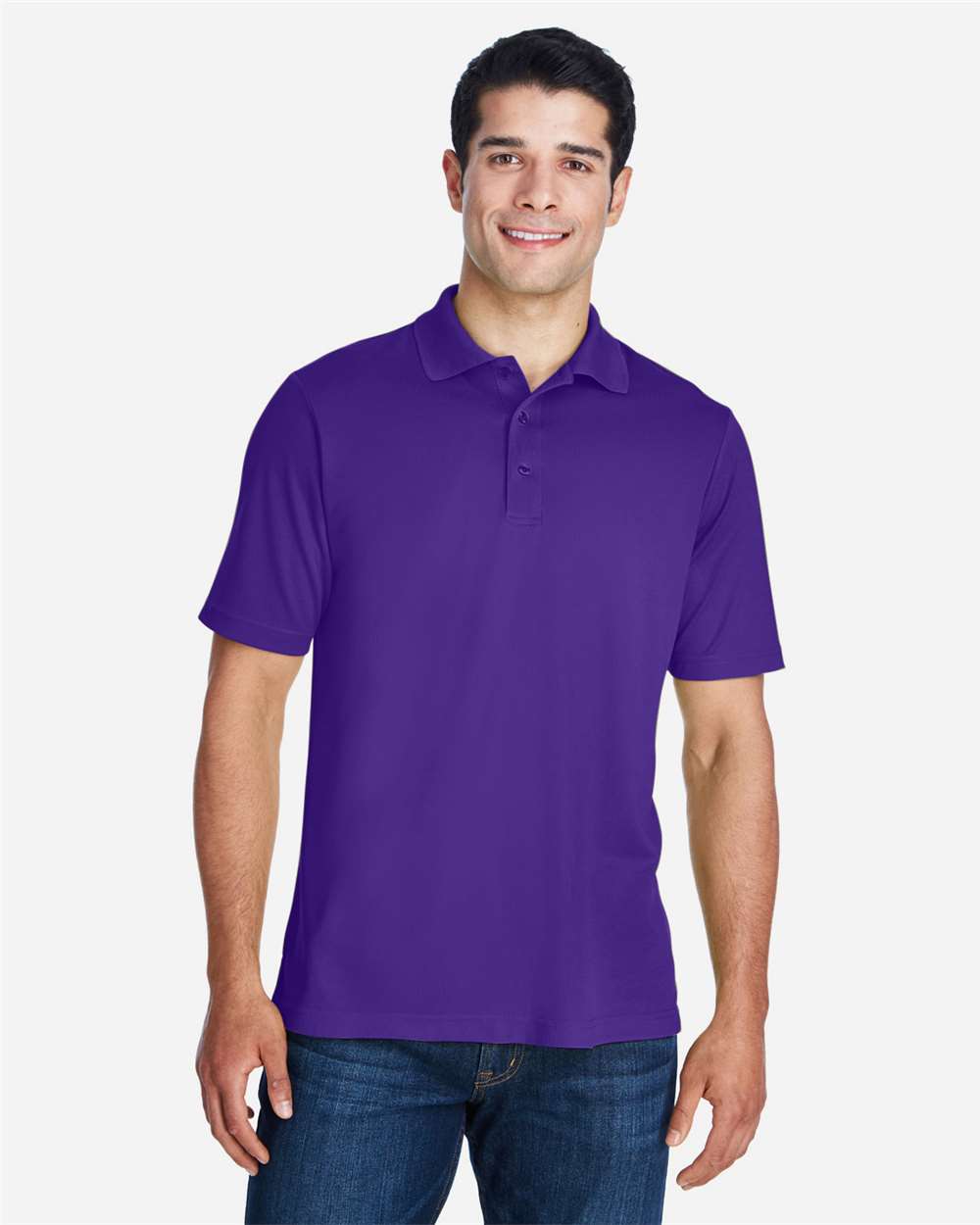 CORE365 88181 Campus Purple on model, front