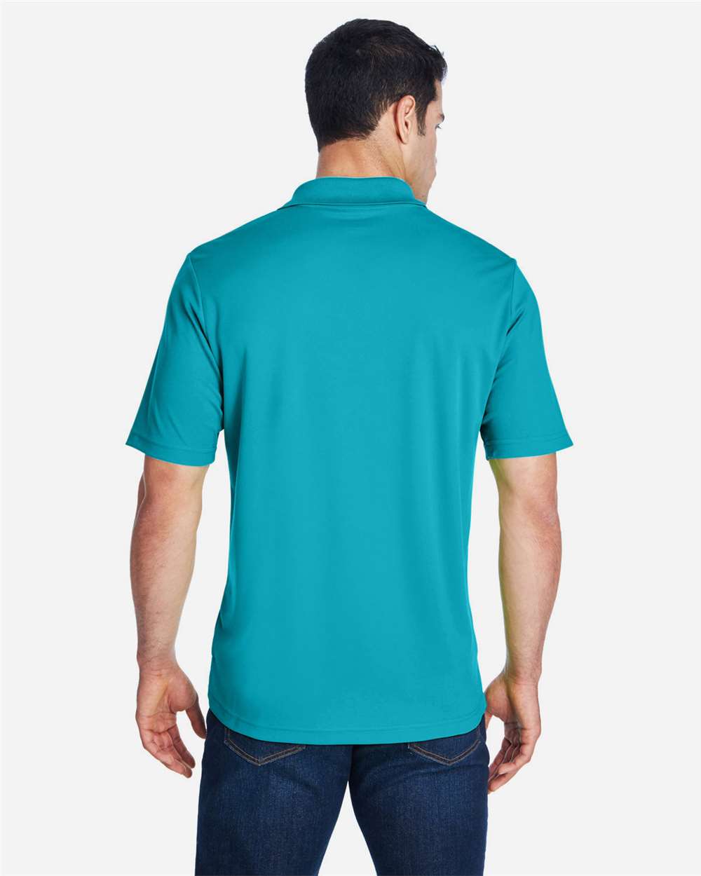 CORE365 88181 Clear Teal on model, back