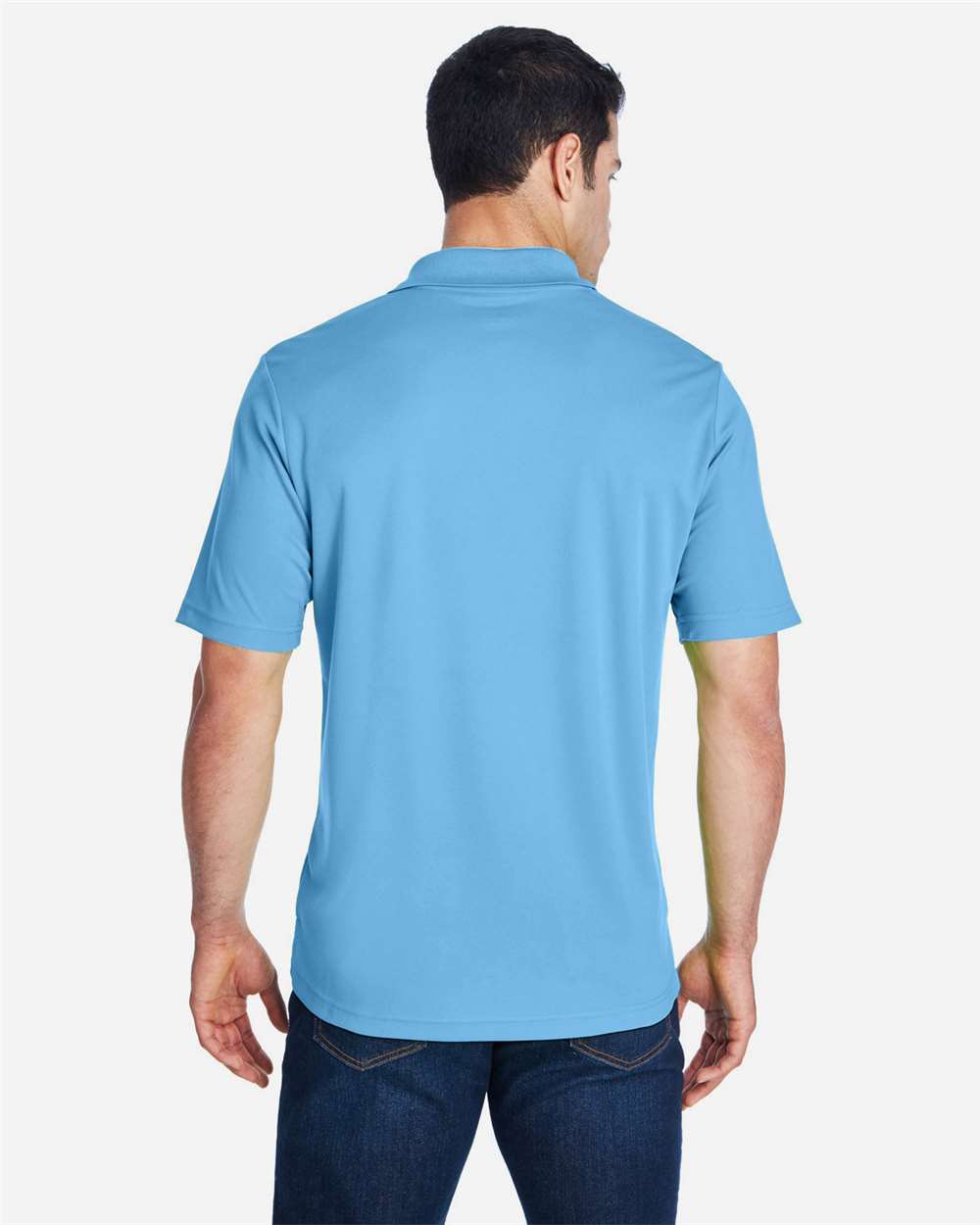 CORE365 88181 Columbia Blue on model, back