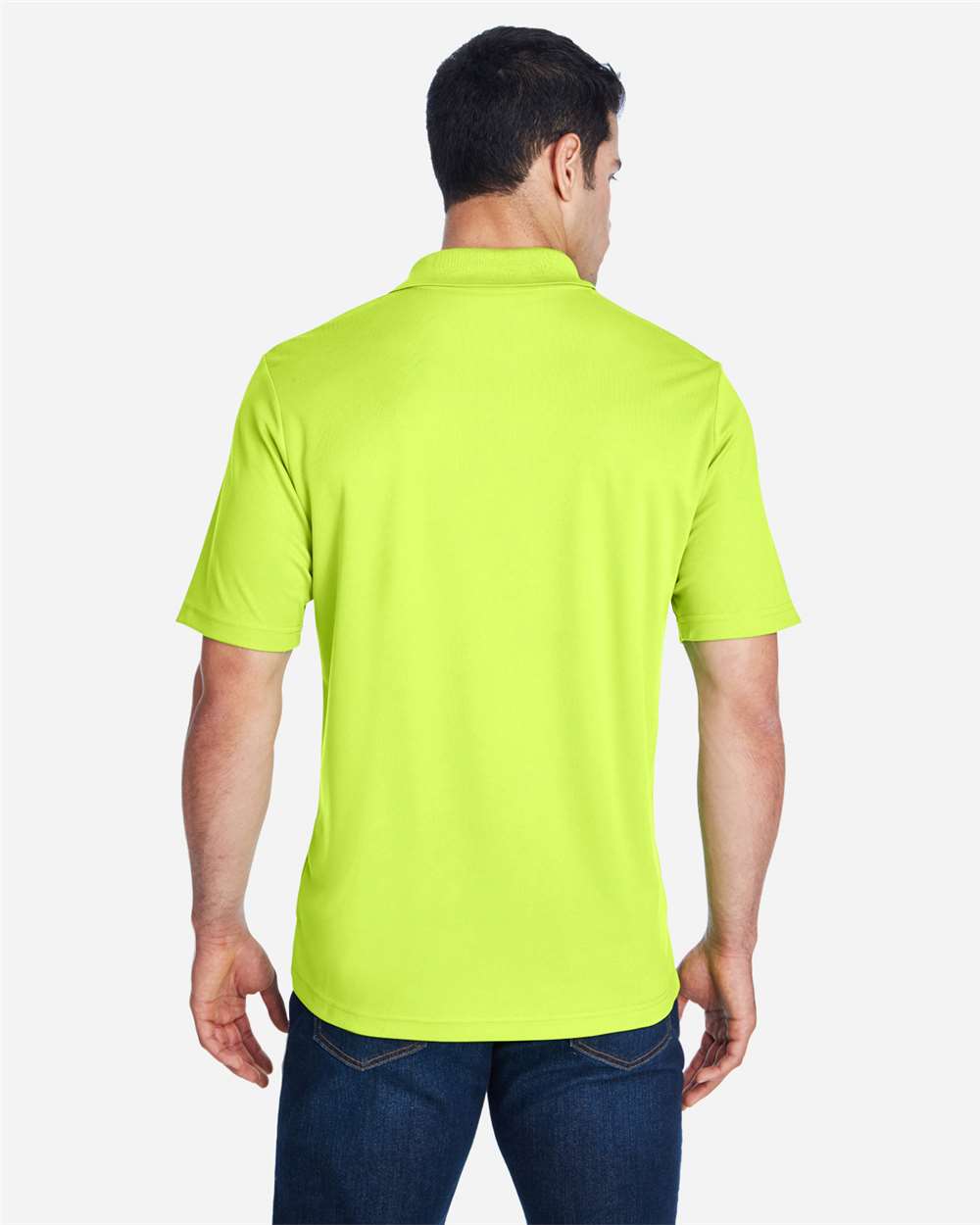 CORE365 88181 Safety Yellow on model, back