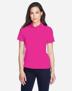 CORE365 78181 Bright Magenta on model, front