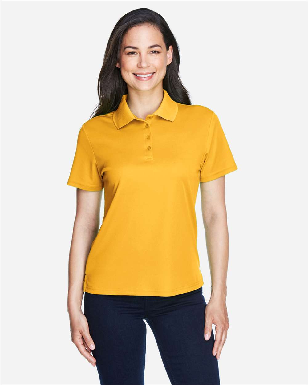 CORE365 78181 Campus Gold on model, front