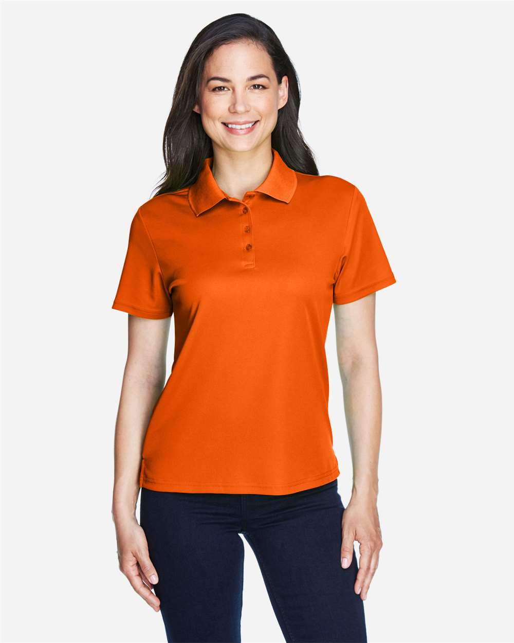 CORE365 78181 Campus Orange on model, front