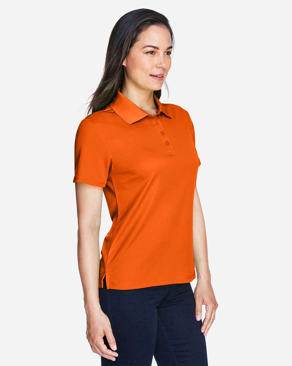 CORE365 78181 Campus Orange on model, side