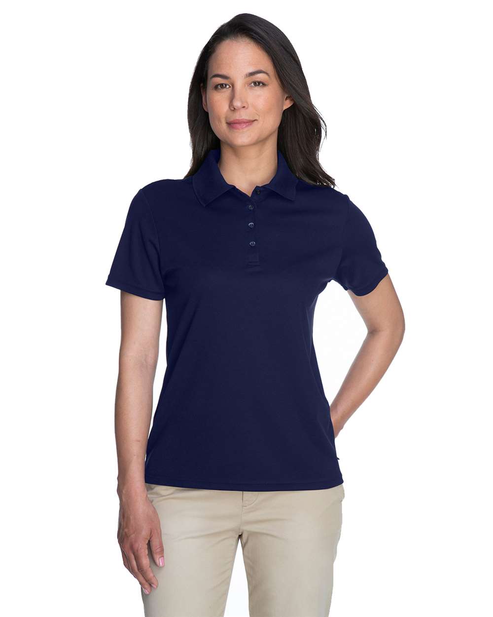 CORE365 78181 Classic Navy on model, front