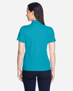 CORE365 78181 Clear Teal on model, back