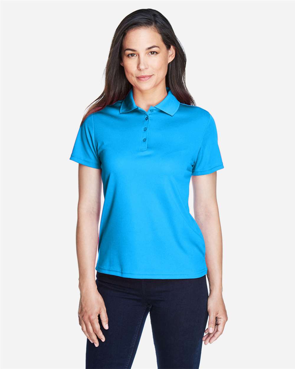 CORE365 78181 Electric Blue on model, front