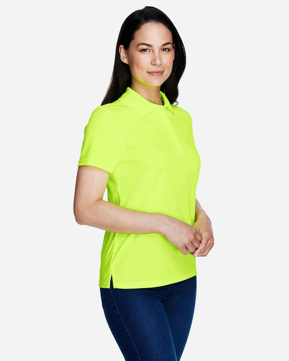 CORE365 78181 Safety Yellow on model, side