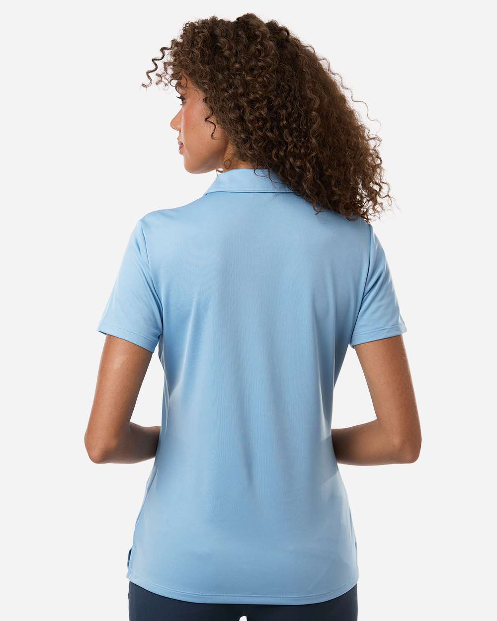 Adidas A231 Team Light Blue on model, back