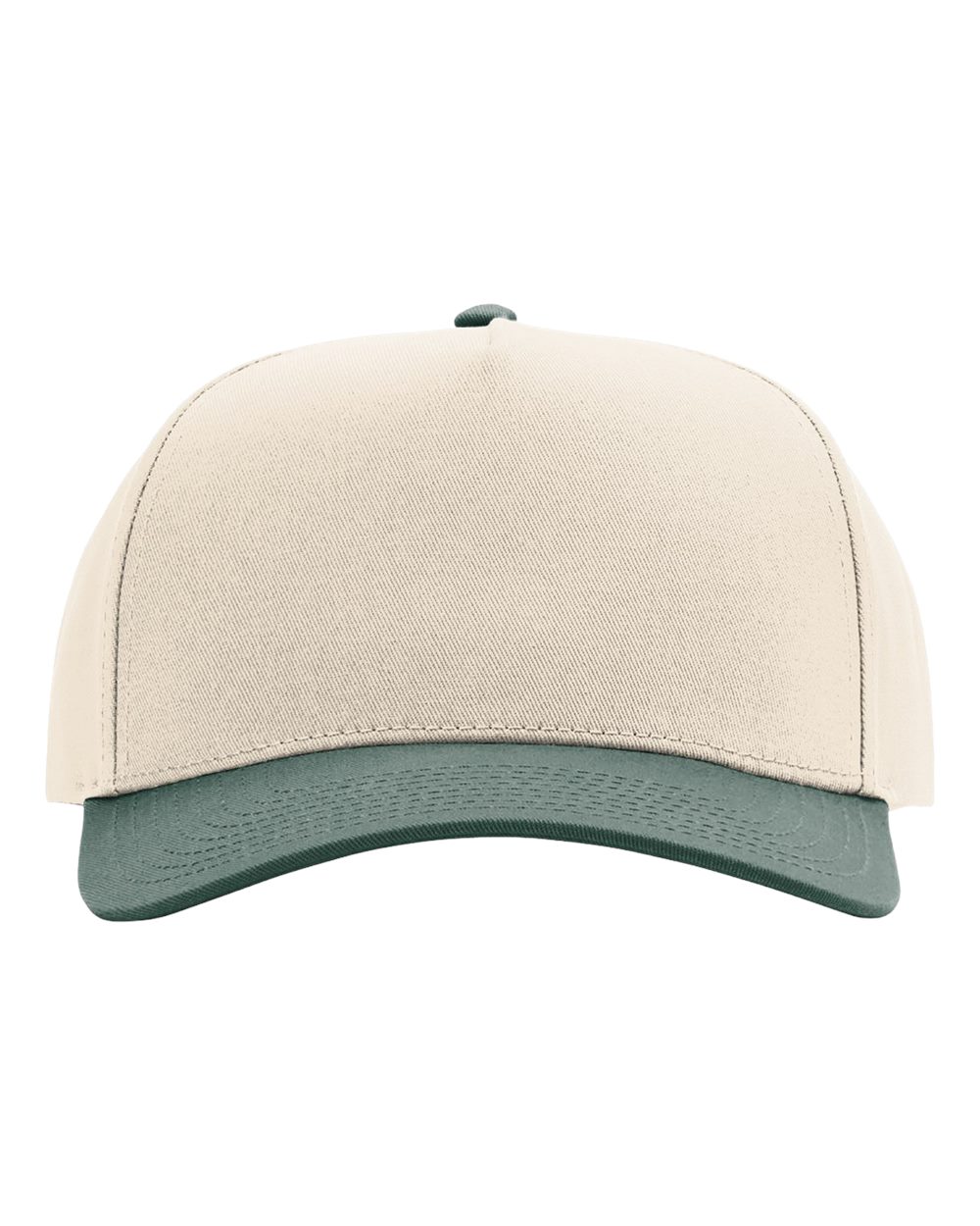 Richardson 323FPC Cream/ Dark Green front