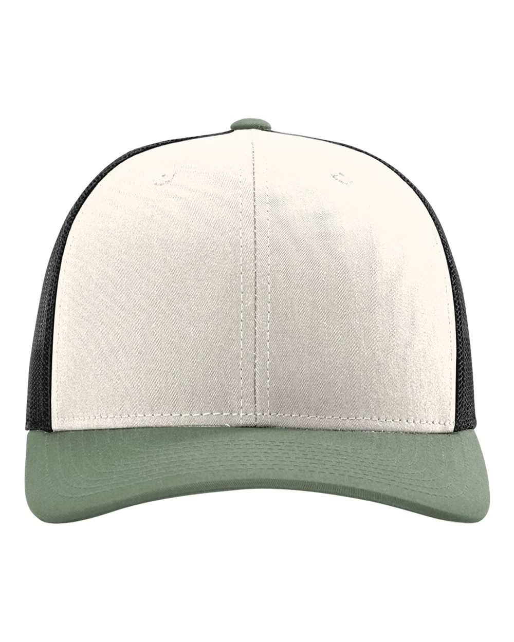 Richardson 112 Cream/ Black/ Loden Green front