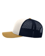 Richardson 112 Cream/ Navy/ Amber Gold side