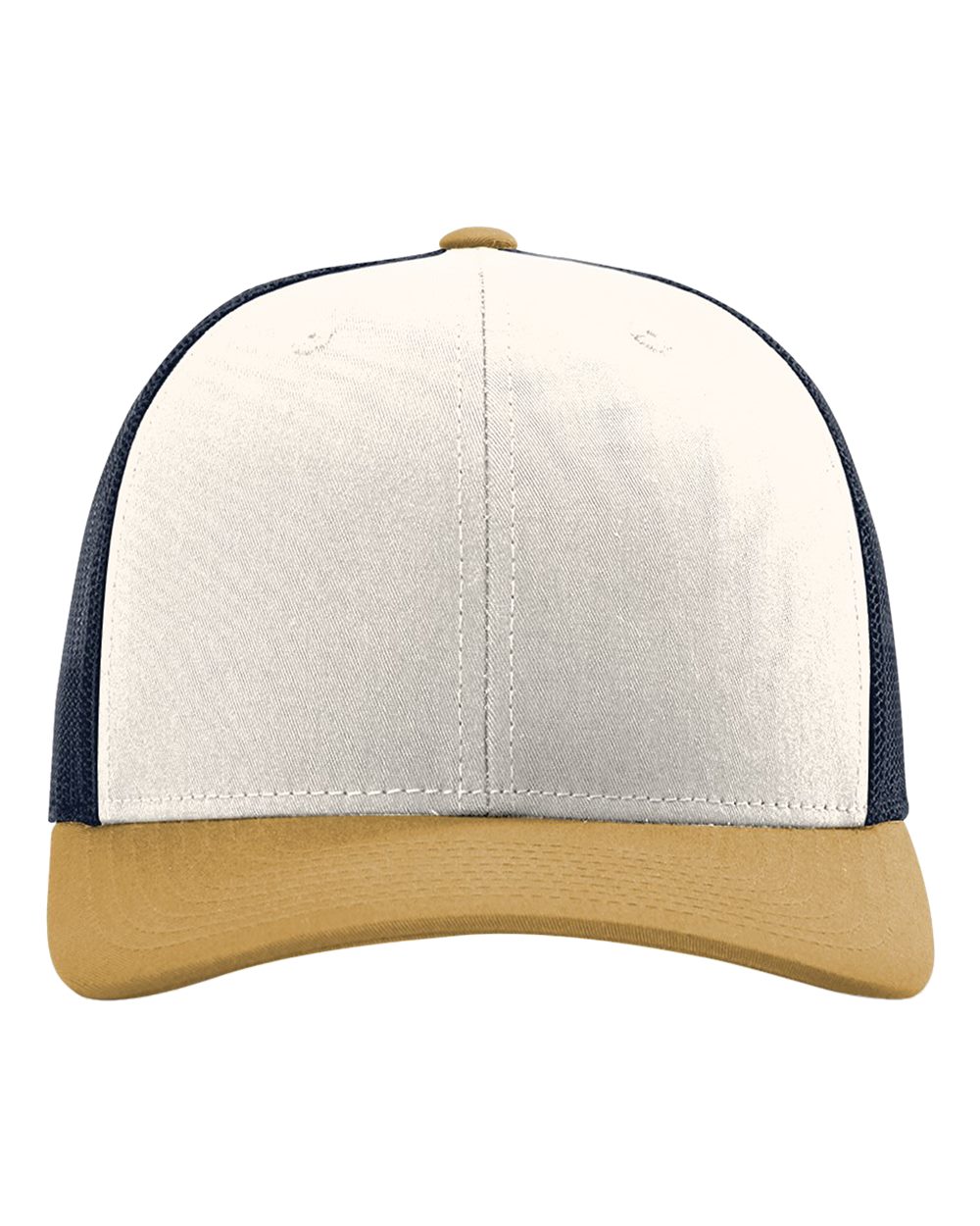 Richardson 112 Cream/ Navy/ Amber Gold front