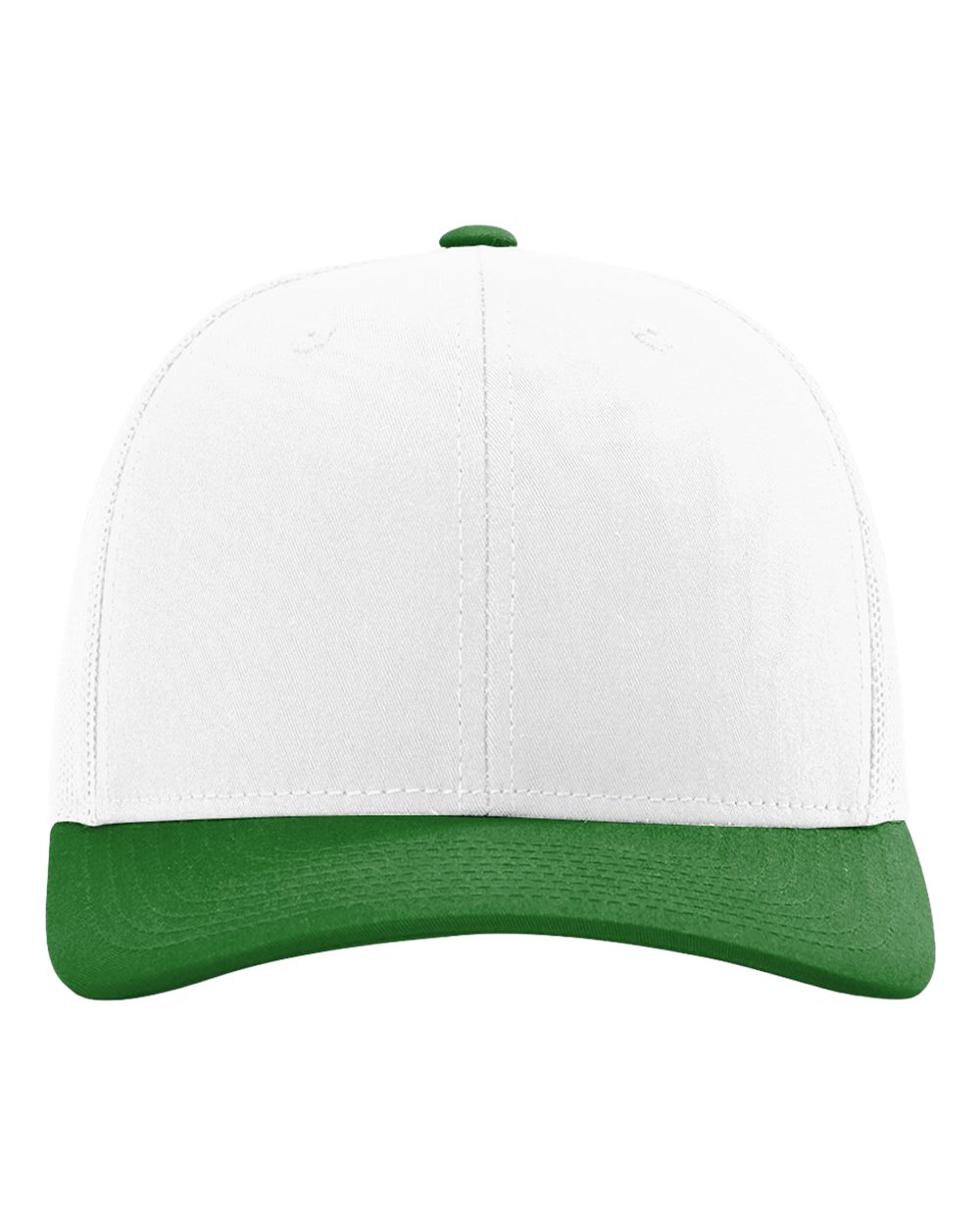 Richardson 112 White/ Kelly Green CMB front