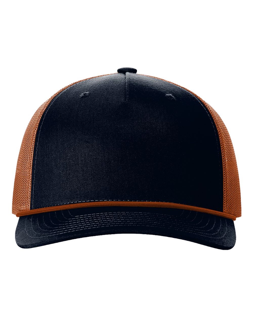 Richardson 112FPR Navy/ Dark Orange/ Dark Orange front