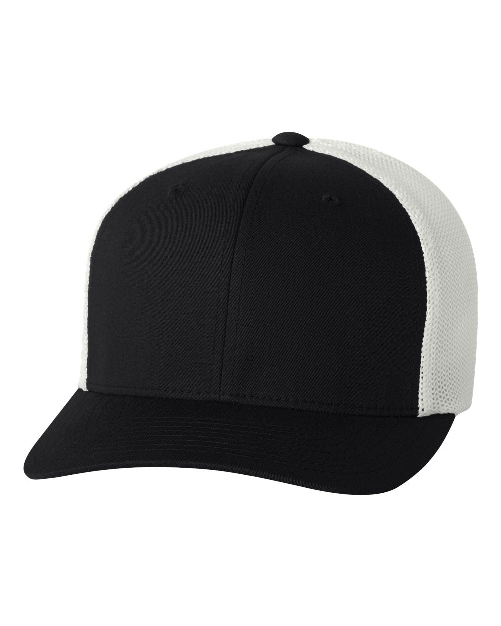 Flexfit 6511 Black/ White front