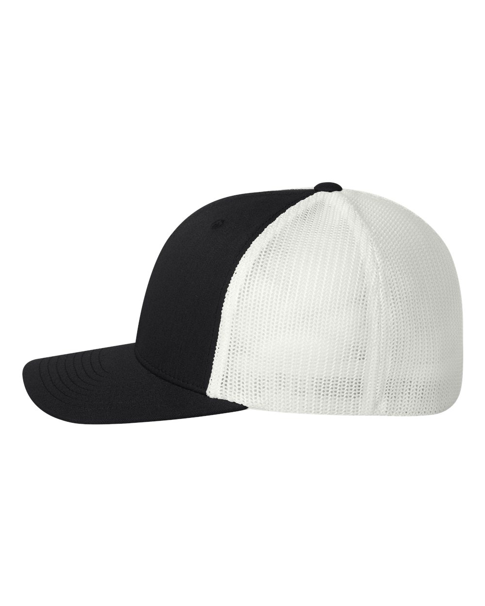 Flexfit 6511 Black/ White side