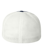 Flexfit 6511 Navy/ White back