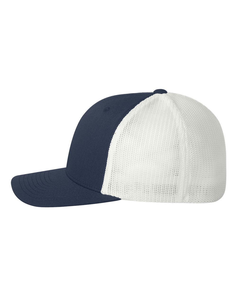 Flexfit 6511 Navy/ White side