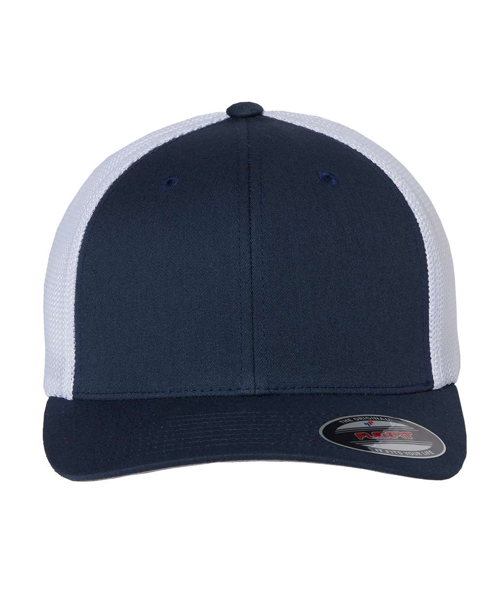 Flexfit 6511 Navy/ White front